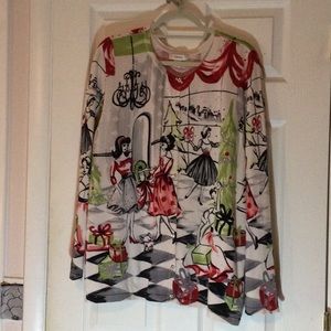 Beautiful Christmas Sweater from CJ Banks.